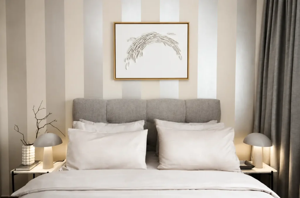 MOderan apartman sa pogledom na bazen i njegova spavaca soba